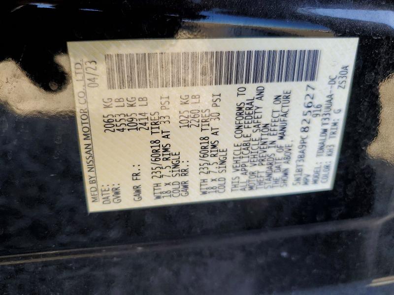 Aukcja sprzedaży 2023 Nissan Rogue, vin: 5N1BT3BA9PC825627, numer aukcji: 46547716