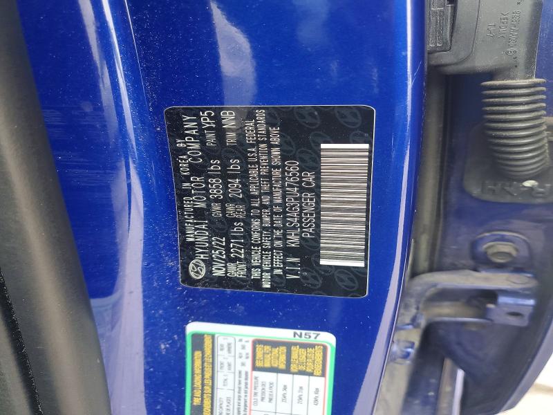 Продаж на аукціоні авто 2023 Hyundai Elantra, vin: KMHLS4AG3PU476560, номер лоту: 48114336