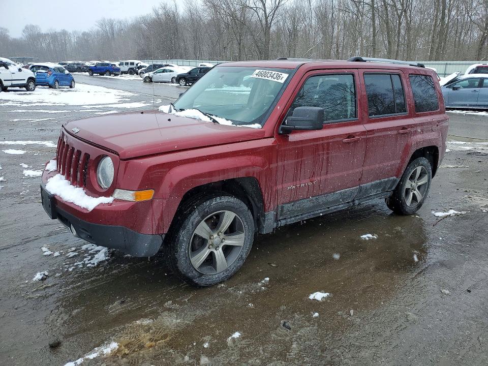 2016 Jeep Patriot მანქანა იყიდება აუქციონზე, vin: 1C4NJRFBXGD522699, აუქციონის ნომერი: 46003436