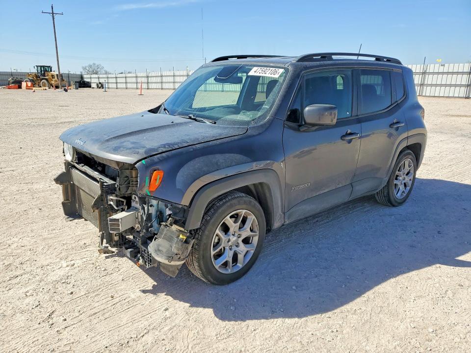 Продажа на аукционе авто 2018 Jeep Renegade, vin: ZACCJABB6JPJ45096, номер лота: 47592106