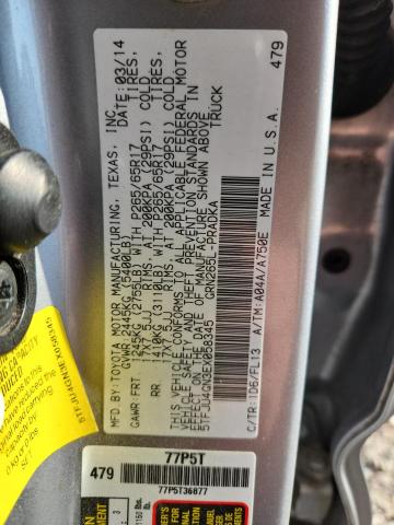 Aukcja sprzedaży 2014 Toyota Tacoma, vin: 5TFJU4GN3EX058345, numer aukcji: 46390166