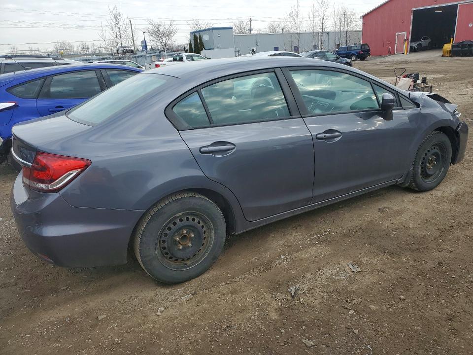45887076 :رقم المزاد ، 2HGFB2F56FH047199 vin ، 2015 Honda Civic مزاد بيع