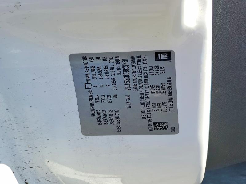2013 Chevrolet Tahoe მანქანა იყიდება აუქციონზე, vin: 1GNSCBE09DR297735, აუქციონის ნომერი: 47039776