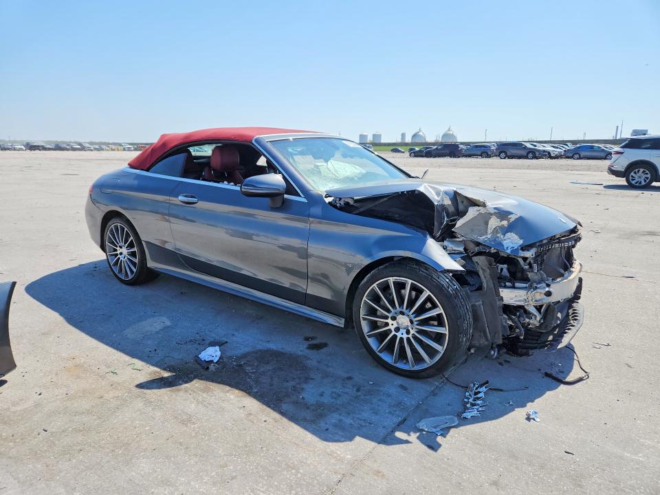 47352966 :رقم المزاد ، WDDWK4KB8HF437608 vin ، 2017 Mercedes-benz C مزاد بيع