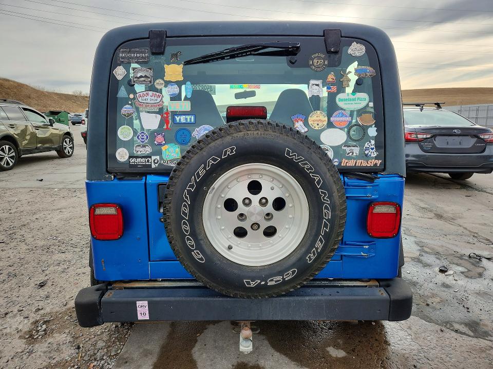 Продаж на аукціоні авто 1999 Jeep Wrangler / Tj, vin: 1J4FY19S4XP458357, номер лоту: 45982396