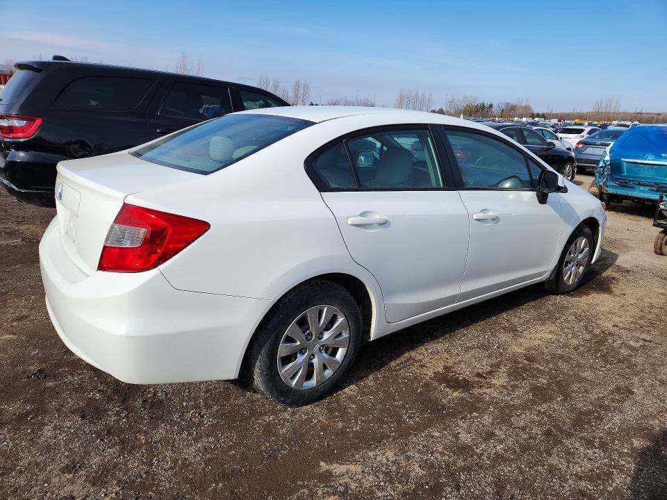 46719526 :رقم المزاد ، 2HGFB2F48CH045084 vin ، 2012 Honda Civic Lx 4dr مزاد بيع