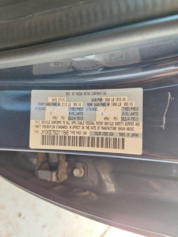 Aukcja sprzedaży 2016 Mazda Cx-3, vin: JM1DKBD76G0111645, numer aukcji: 42005956