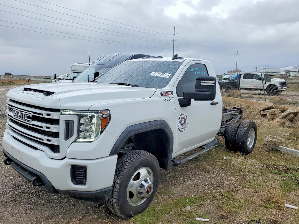 79597625 :رقم المزاد ، 1GD39SEY2MF172137 vin ، 2021 Gmc Sierra مزاد بيع