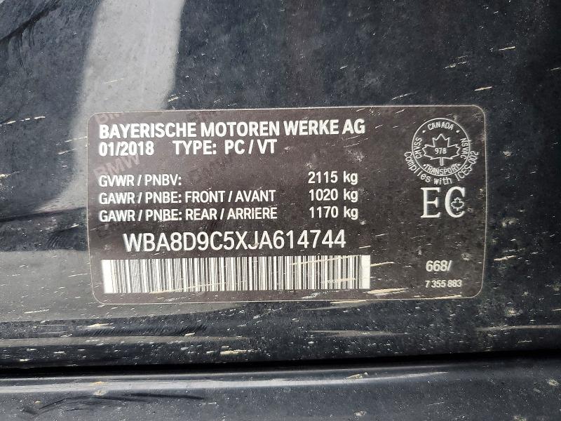 Продажа на аукционе авто 2018 Bmw 330, vin: WBA8D9C5XJA614744, номер лота: 79365445