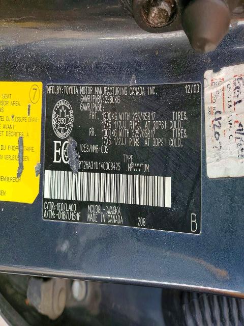 Aukcja sprzedaży 2004 Lexus Rx 330, vin: 2T2HA31U14C008425, numer aukcji: 41944006