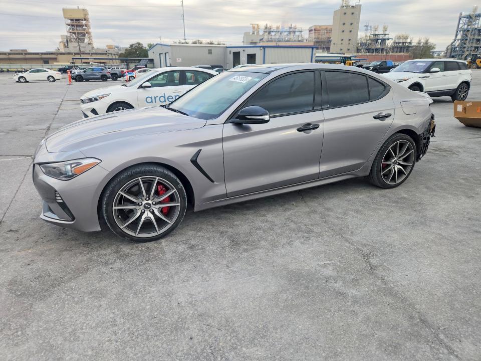 2021 Genesis G70 მანქანა იყიდება აუქციონზე, vin: KMTG74LE7MU071785, აუქციონის ნომერი: 46179226