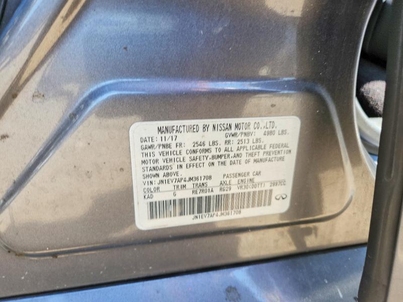 Aukcja sprzedaży 2018 Infiniti Q50, vin: JN1EV7AP4JM361708, numer aukcji: 46384296