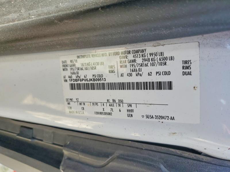 Продаж на аукціоні авто 2018 Ford Transit, vin: 1FDBF6PV6JKB09513, номер лоту: 79939185