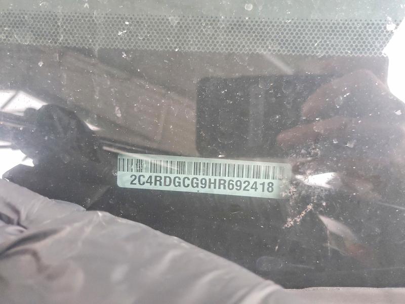 41873556 :رقم المزاد ، 2C4RDGCG9HR692418 vin ، 2017 Dodge Grand Caravan مزاد بيع