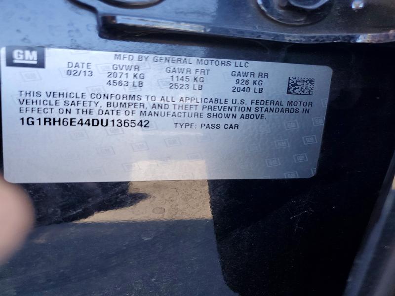 Aukcja sprzedaży 2013 Chevrolet Volt, vin: 1G1RH6E44DU136542, numer aukcji: 41626396
