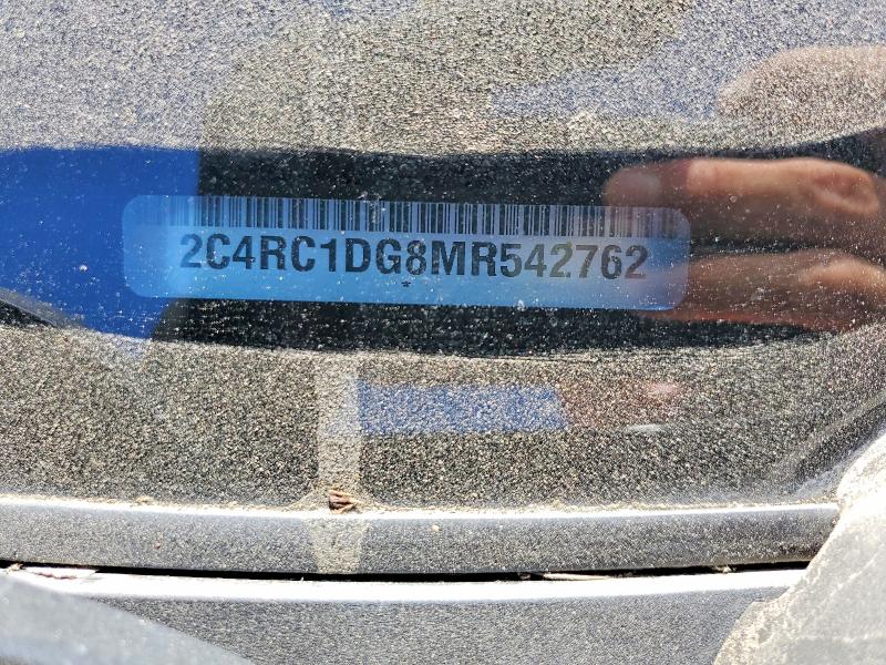 45501266 :رقم المزاد ، 2C4RC1DG8MR542762 vin ، 2021 Chrysler Voyager مزاد بيع