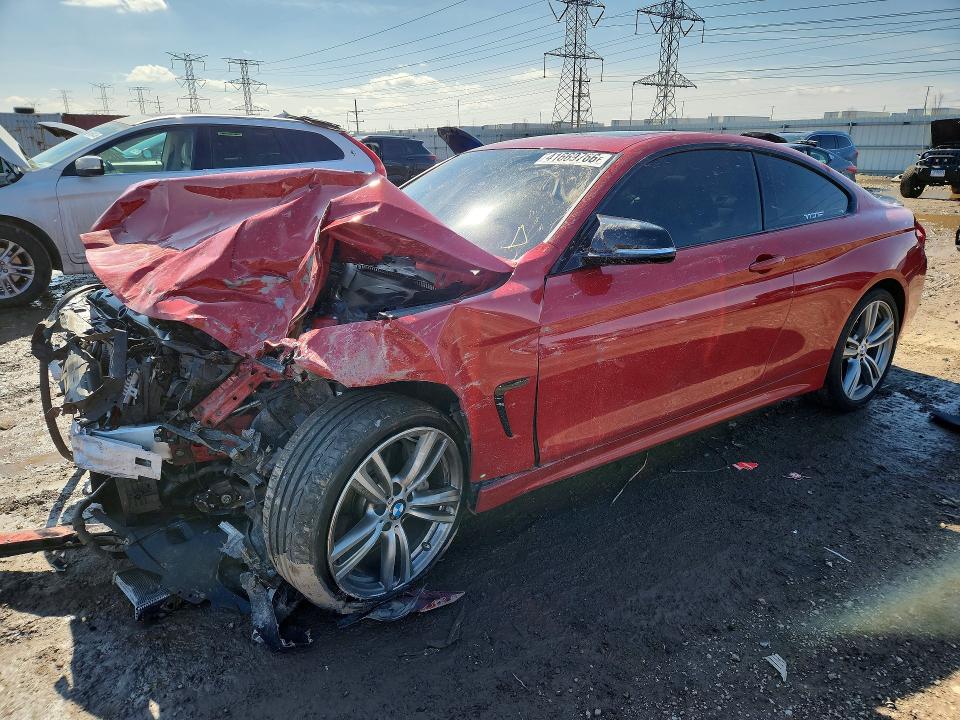 41669766 :رقم المزاد ، WBA3R5C50EK188034 vin ، 2014 Bmw 435 مزاد بيع