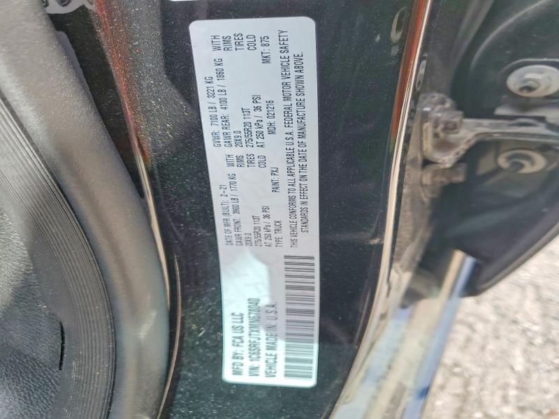 2021 Ram 1500 მანქანა იყიდება აუქციონზე, vin: 1C6SRFJTXMN678040, აუქციონის ნომერი: 47376626