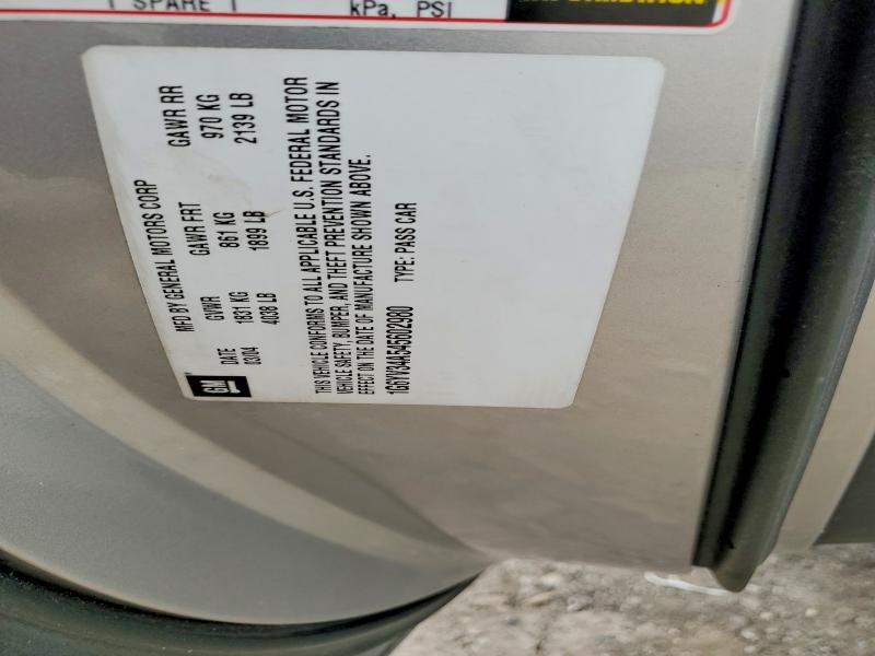 Aukcja sprzedaży 2004 Cadillac Xlr, vin: 1G6YV34A545602980, numer aukcji: 46933606