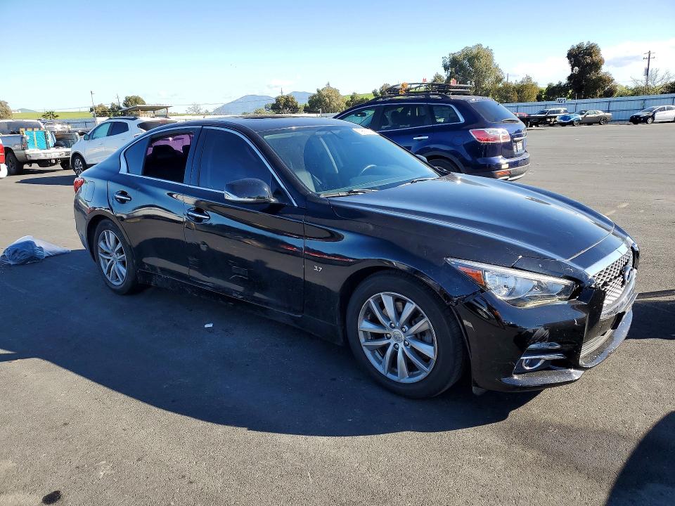 2015 Infiniti Q50 მანქანა იყიდება აუქციონზე, vin: JN1BV7APXFM355096, აუქციონის ნომერი: 79668045