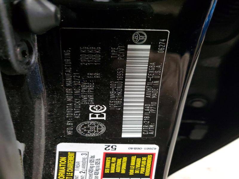 Aukcja sprzedaży 2022 Toyota Camry, vin: 4T1B21HK0NU016953, numer aukcji: 79978105