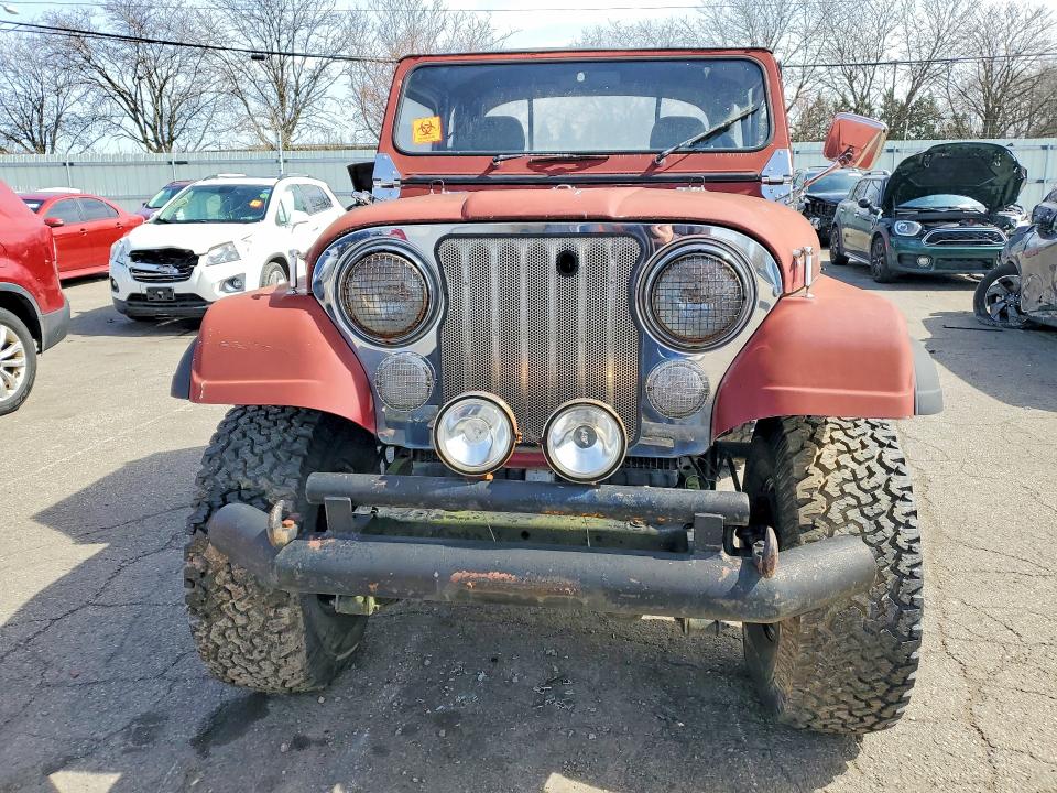 1977 Jeep Jeep Cj5 მანქანა იყიდება აუქციონზე, vin: J7F83AE104962, აუქციონის ნომერი: 45558636