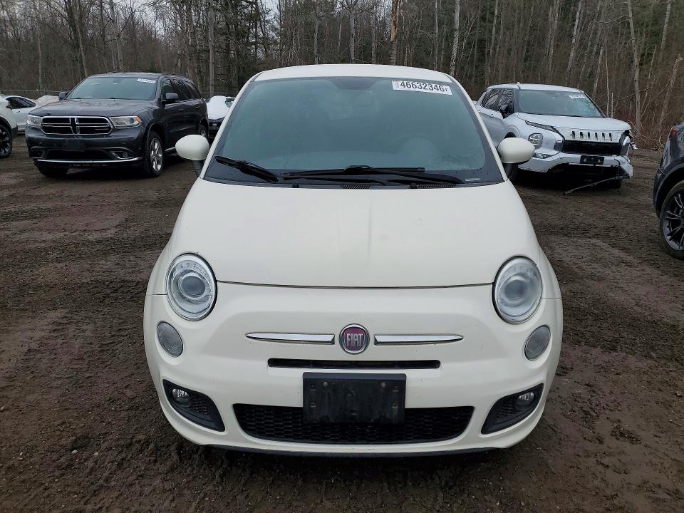 46632346 :رقم المزاد ، 3C3CFFBR4CT237614 vin ، 2012 Fiat 500 مزاد بيع
