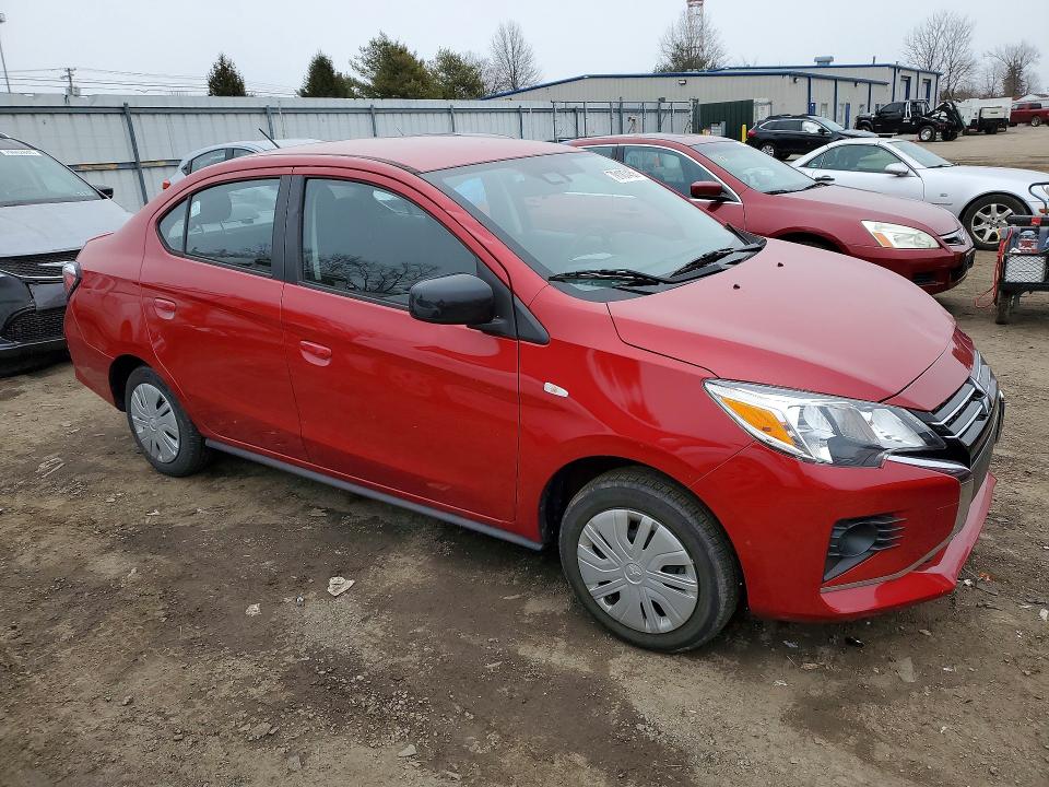 2022 Mitsubishi Mirage მანქანა იყიდება აუქციონზე, vin: ML32FUFJ5NHF08624, აუქციონის ნომერი: 79187455