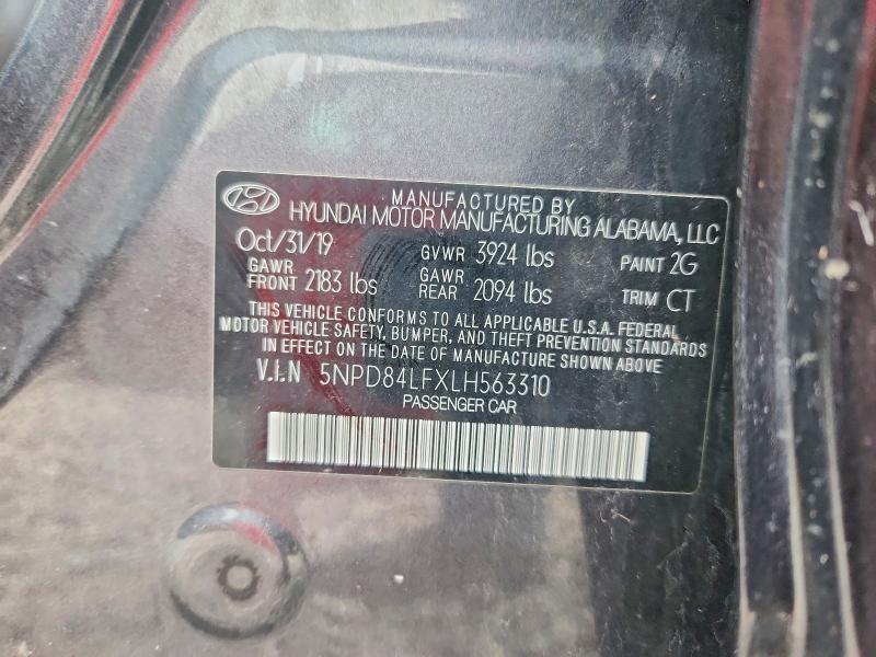 Aukcja sprzedaży 2020 Hyundai Elantra, vin: 5NPD84LFXLH563310, numer aukcji: 47630456