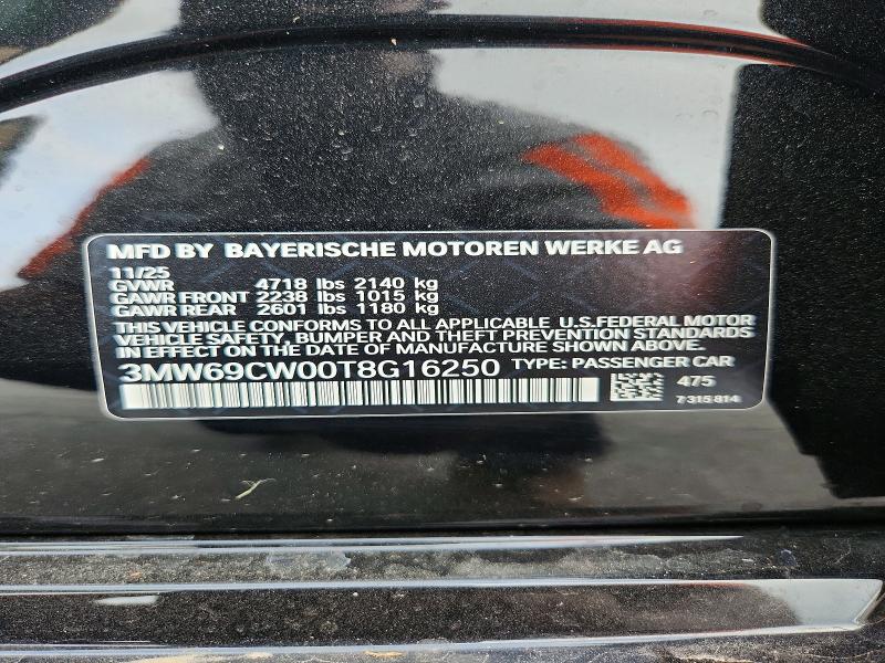 Aukcja sprzedaży 2026 Bmw 330i, vin: 3MW69CW00T8G16250, numer aukcji: 41735706