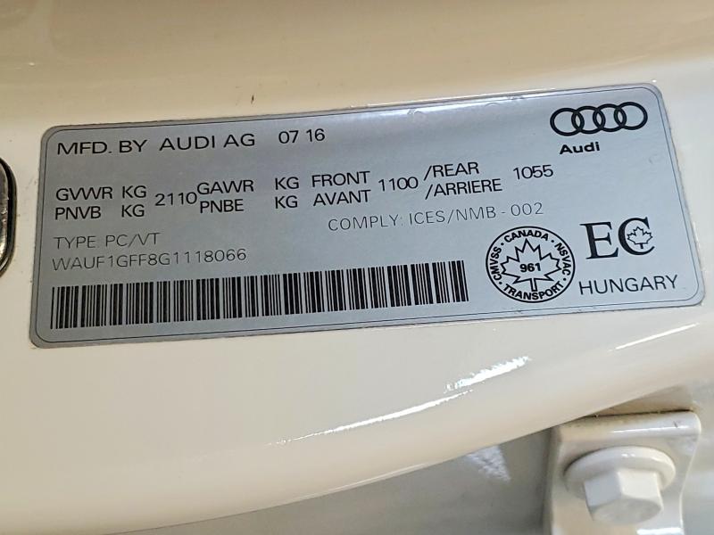 Продажа на аукционе авто 2016 Audi S3, vin: WAUF1GFF8G1118066, номер лота: 45946356