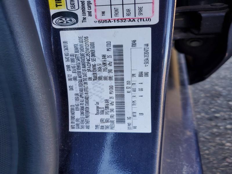 Продаж на аукціоні авто 2013 Ford Fiesta, vin: 3FADP4CJ5DM131006, номер лоту: 41807836