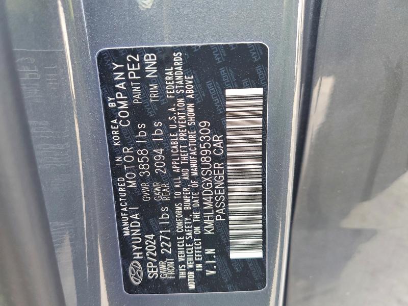 41785776 :رقم المزاد ، KMHLM4DGXSU895309 vin ، 2025 Hyundai Elantra مزاد بيع