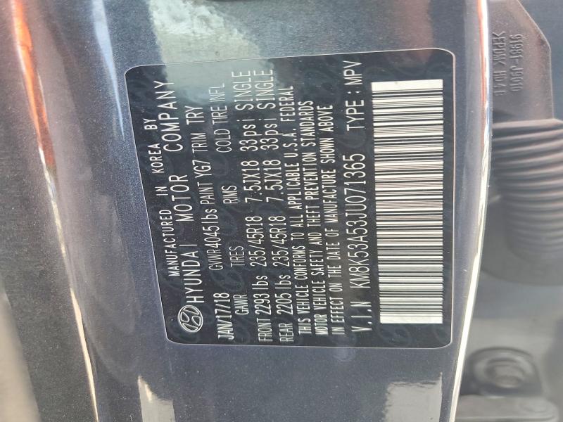 2018 Hyundai Kona მანქანა იყიდება აუქციონზე, vin: KM8K53A53JU071365, აუქციონის ნომერი: 47302056
