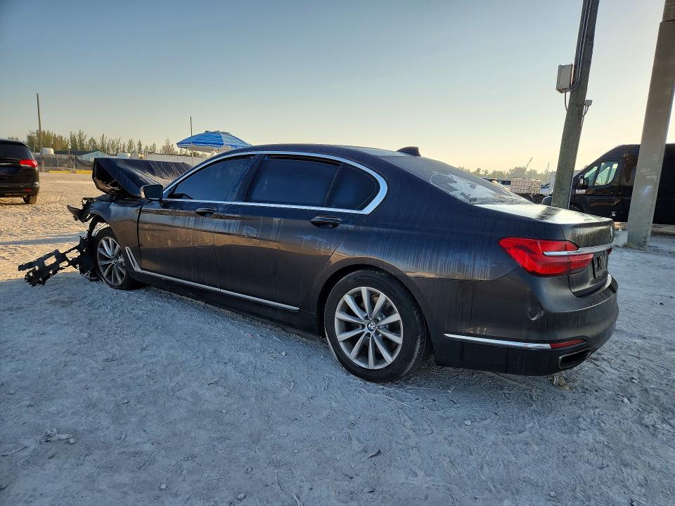2018 Bmw 740 მანქანა იყიდება აუქციონზე, vin: WBA7E2C55JG741544, აუქციონის ნომერი: 47945556