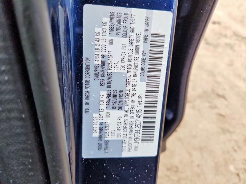 47449686 :رقم المزاد ، JM3KFBBL2S0714815 vin ، 2025 Mazda Cx-5 مزاد بيع