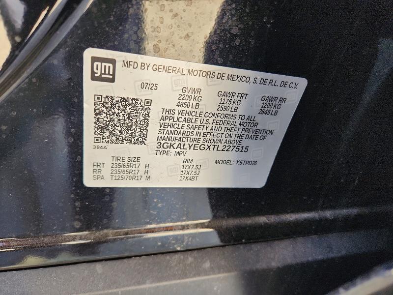 2026 Gmc Terrain მანქანა იყიდება აუქციონზე, vin: 3GKALYEGXTL227515, აუქციონის ნომერი: 46757016