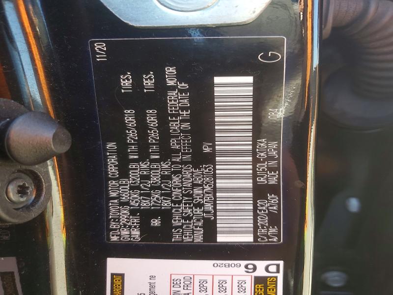 Aukcja sprzedaży 2021 Lexus Gx 460, vin: JTJAM7BX7M5281053, numer aukcji: 47044376