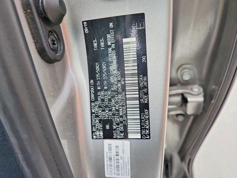 Aukcja sprzedaży 2020 Lexus Lx 570, vin: JTJDY7AX4L4314596, numer aukcji: 41592366