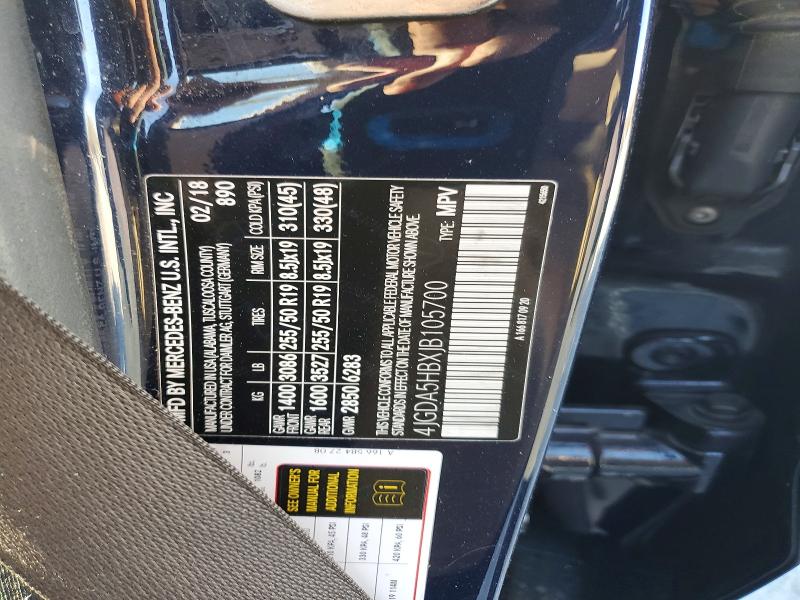 45969396 :رقم المزاد ، 4JGDA5HBXJB105700 vin ، 2018 Mercedes-benz Gle مزاد بيع