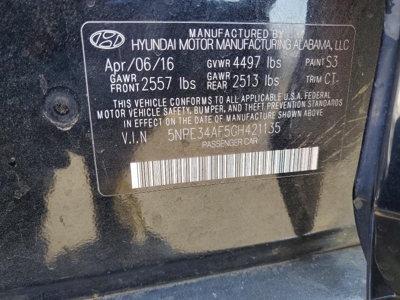 Продаж на аукціоні авто 2016 Hyundai Sonata, vin: 5NPE34AF5GH421135, номер лоту: 47390546