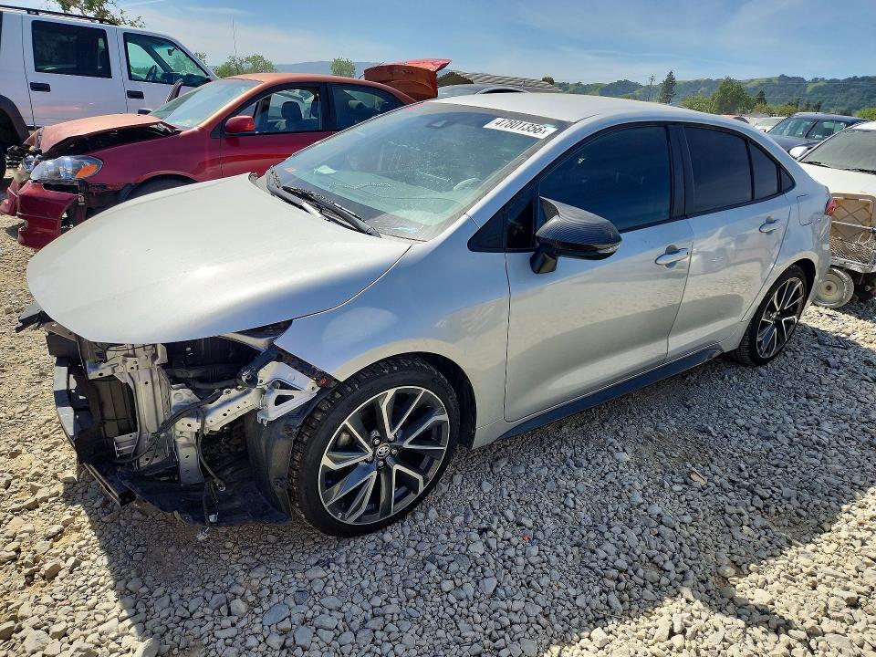 47801356 :رقم المزاد ، 5YFS4RCE0LP020218 vin ، 2020 Toyota Corolla مزاد بيع