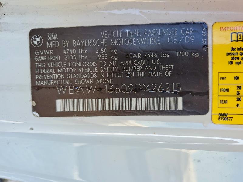 Продаж на аукціоні авто 2009 Bmw 328, vin: WBAWL13509PX26215, номер лоту: 41722056