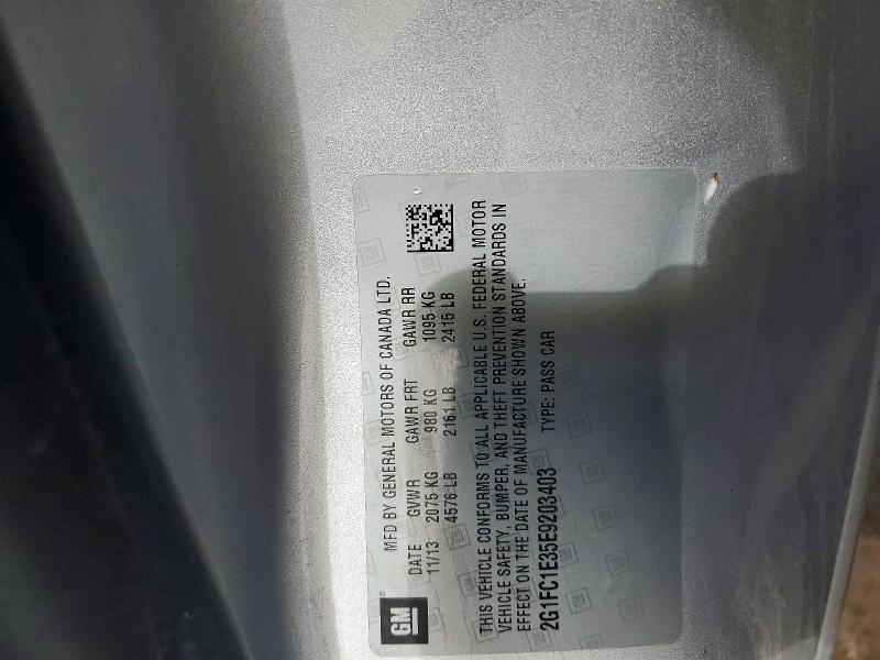 Aukcja sprzedaży 2014 Chevrolet Camaro, vin: 2G1FC1E35E9203403, numer aukcji: 47552446