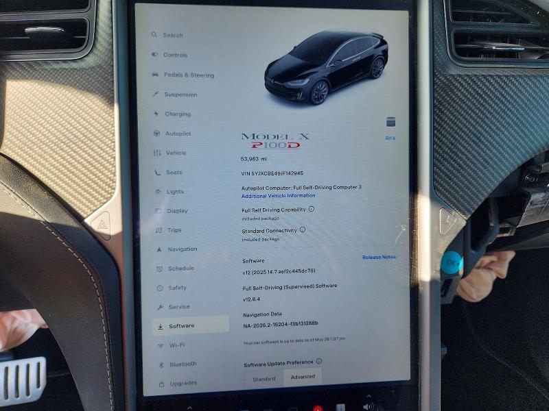 Продажа на аукционе авто 2018 Tesla Model X, vin: 5YJXCBE49JF142945, номер лота: 46189786