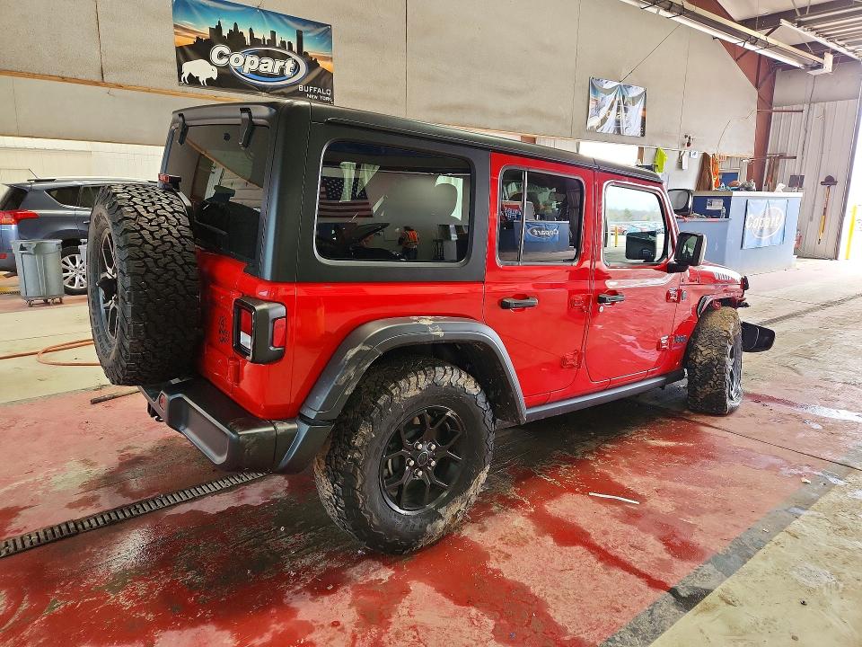 Продажа на аукционе авто 2024 Jeep Wrangler, vin: 1C4RJXN61RW229128, номер лота: 47586656