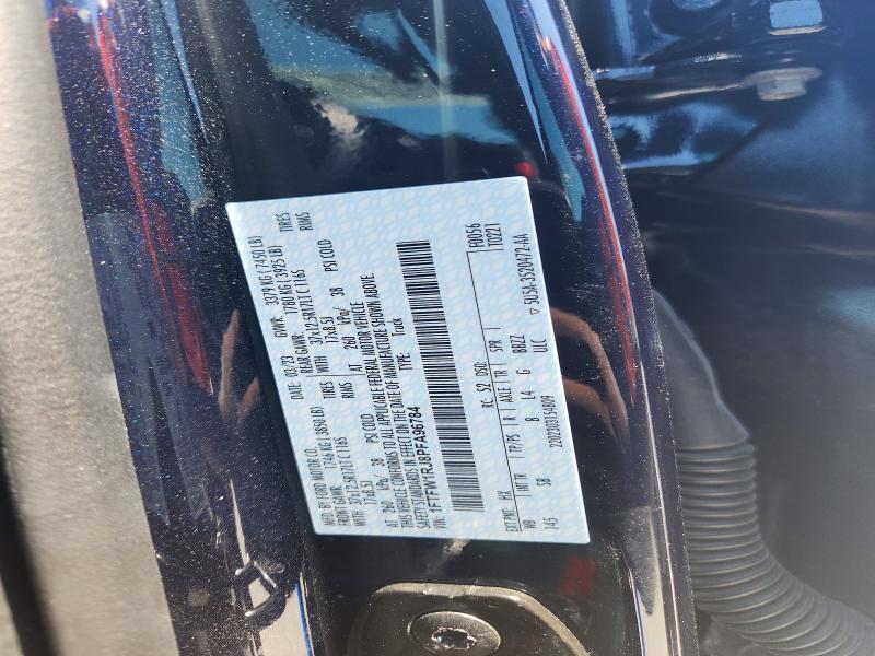 2023 Ford F150 მანქანა იყიდება აუქციონზე, vin: 1FTFW1RJ8PFA96784, აუქციონის ნომერი: 47639726