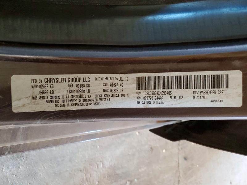 Продаж на аукціоні авто 2012 Chrysler 200, vin: 1C3CCBBB4CN299485, номер лоту: 79036435