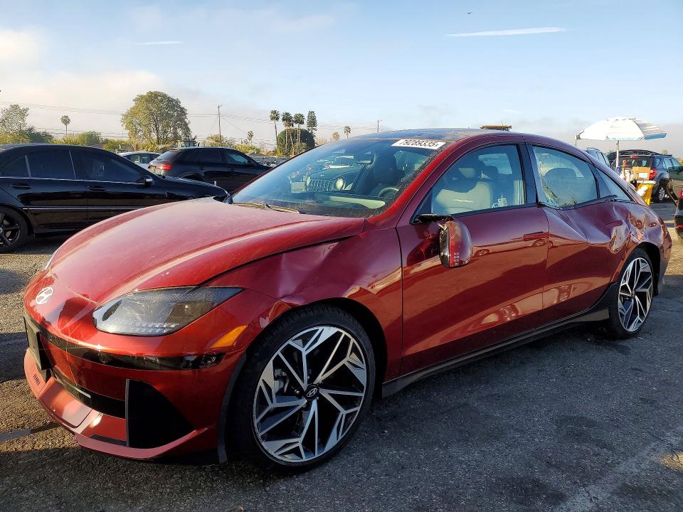 2025 Hyundai Ioniq 6 მანქანა იყიდება აუქციონზე, vin: KMHM54AA6SA092306, აუქციონის ნომერი: 79289335