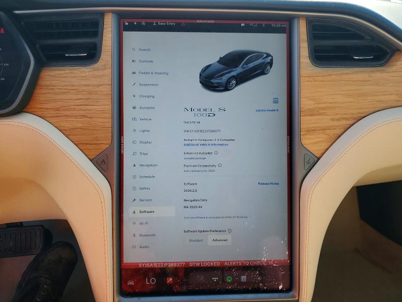 2018 Tesla Model S მანქანა იყიდება აუქციონზე, vin: 5YJSA1E22JF268377, აუქციონის ნომერი: 47772466